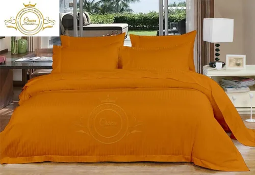 Miniatura 4 de Corona Collection Hotel beddings 600-thread-count Juego de sábana 100% algodón egipcio, 4 pieza Fit hasta 12" Deep Pocket todo Damask rayas elástica