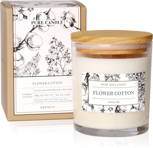 Miniatura 15 de Aronica Velas seguras para mascotas con aroma a manzana, velas perfumadas de larga duración, velas de manzana Honeycrisp limpias, no tóxicas, velas