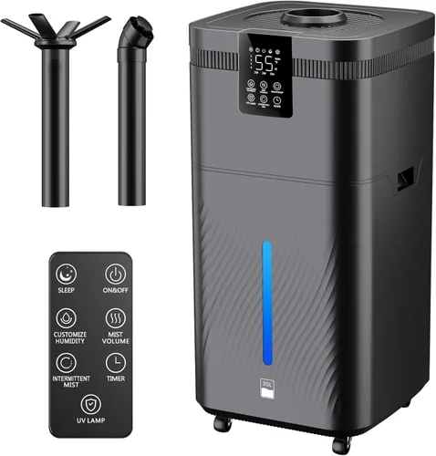 Humidificador comercial de 30 l/7.93 galones para habitación grande, 4200 pies cuadrados, humidificadores de 101.4 fl oz/h para toda la casa con
