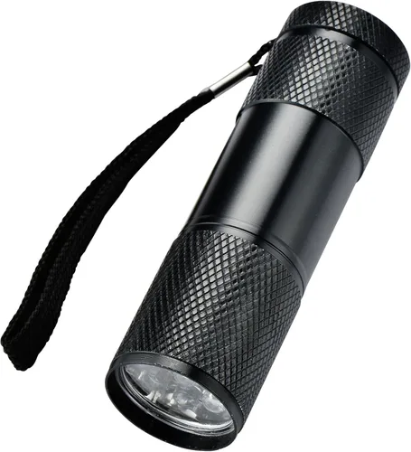 Paquete de 6 luces negras UV 9 LED linterna antorcha luz al aire libre etc (paquete de 6)