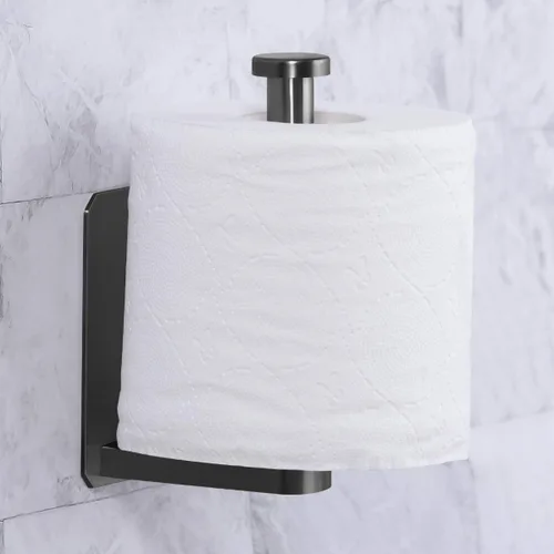 Miniatura 2 de VAEHOLD Soporte Autoadhesivo para Papel Higiénico Cocina Baño Soporte Adhesivo para Rollo de Inodoro Sin Perforaciones para Baño Adherible a Pared