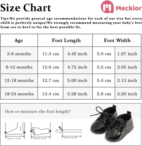Miniatura 6 de Meckior Mocasines clásicos de piel sintética para niños y niñas, zapatos de vestir Oxford para niños y niñas, zapatos de vestir planos para caminar