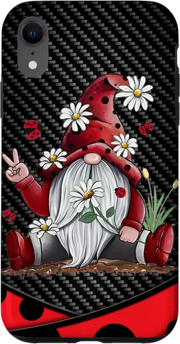 Miniatura 25 de Red Gnome Hippie Daisy Flowers Gnome Ladybugs - Christmas Case for iPhone 17