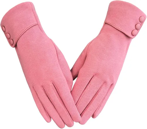 Miniatura 42 de Tomily - Guantes de forro polar para mujer con pantalla táctil