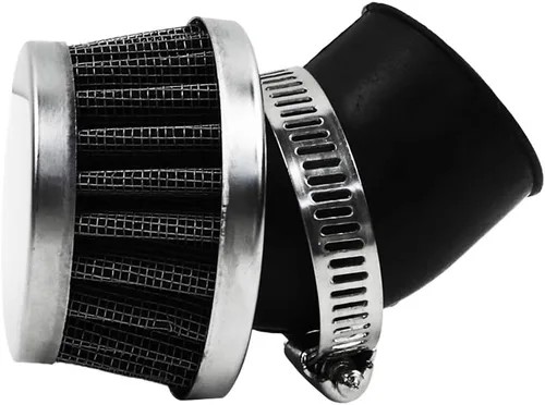 Miniatura 4 de Limpiador de filtro de aire de 1.378 in, cuello curvado en ángulo de 45 grados para 50 cc, 70 cc, 90 cc, 110 cc, 125 cc, PZ19, PZ20, Z50, Cb100