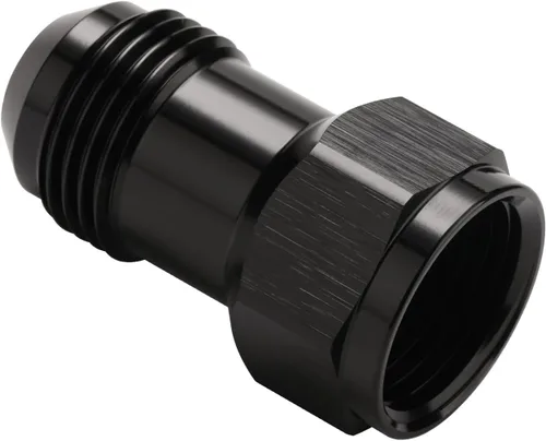 Miniatura 3 de 12AN Female Flare to 12AN Male Flare Extension Fitting Adapter Straight Aluminum Black Negro
