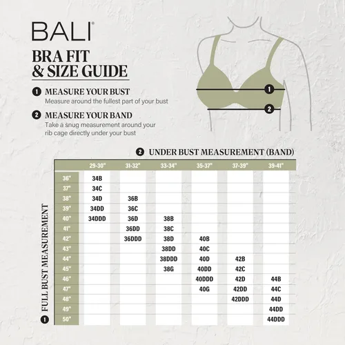 Miniatura 5 de Bali Women's Lilyette Minimizer Underwire Lace Trim, Microfiber Full Coverage Bra