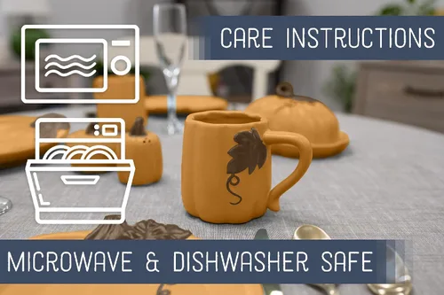 Miniatura 3 de Nat & Jules - Tazas de café de cerámica con forma de calabaza de 12 onzas: perfectas para Halloween, Acción de Gracias y colecciones de cocina