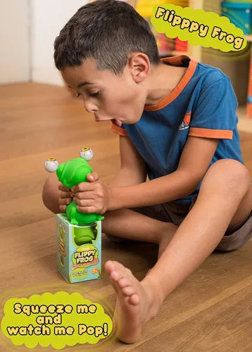 Miniatura 3 de IPIDIPI TOYS Flippy Frog Squishy Eye Popping - Rellenos para Calcetines Squishy - Divertido Juguete Sensorial Fidget para Apretar, Recuerdos