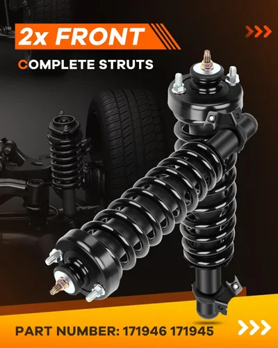 Miniatura 2 de Amortiguadores de puntales para Acura 171945 181946, OCPTY - Conjunto de resorte de puntal completo delantero para Acura Integra 1992-95 para Honda