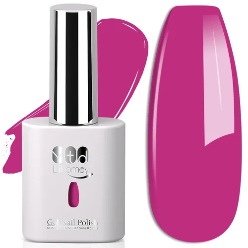 Miniatura 22 de YTD Likomey Esmalte de uñas de gel blanco, 0.5 onzas líquidas, manicura y pedicura para manicura y pedicura de verano, esmalte de color UV, 0.5