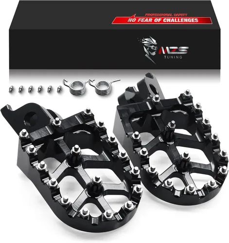 Miniatura 8 de MZS Estriberas eléctricas para motocross compatibles con X3 XXX MX3 MX4 MX5, estriberas Ebike MX más anchas reposapiés resto pedal CNC aluminio negro