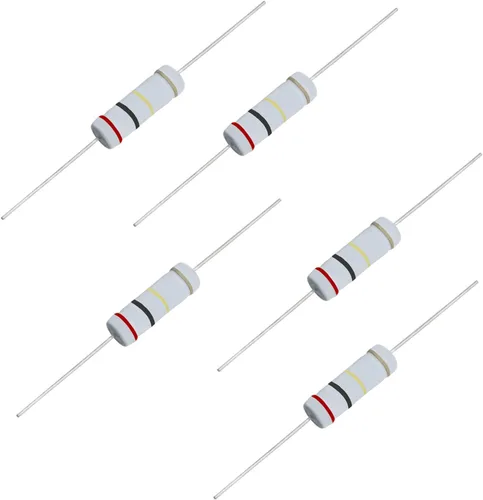 Miniatura 15 de Resistencia de película de óxido metálico de 1K Ohm, ± 5% de tolerancia de alta precisión de 5 vatios para circuito electrónico, resistencia