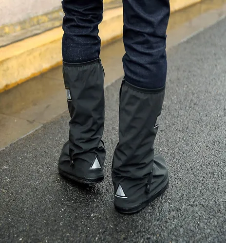 Miniatura 6 de Cubiertas de zapatos impermeables Cubiertas de zapatos de lluvia antideslizantes Galoshes Botas de lluvia sobre zapatos