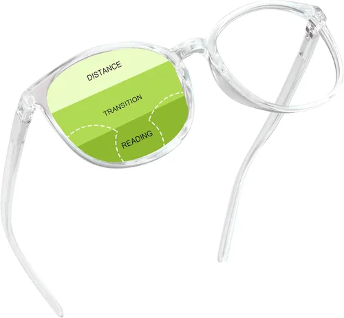 Miniatura 11 de YEIN Gafas presbípicas multifocales progresivas, gafas de sol grises fotocrómicas