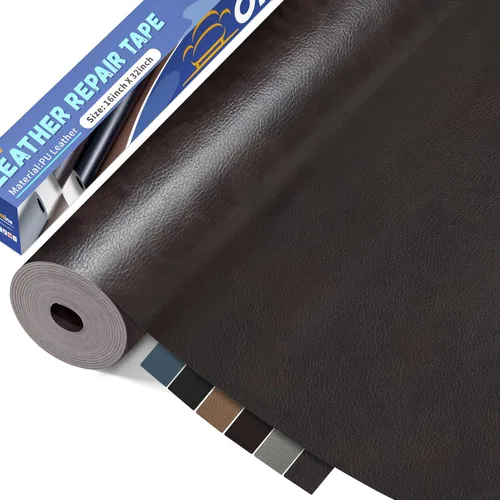 Miniatura 38 de ONine - Parche para reparación de cuero, parche autoadhesivo para sillones, parche de cuero contra rasguños, disponible en diferentes colores, de 5