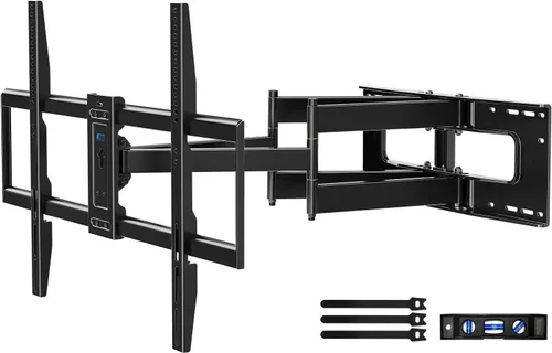 Miniatura 10 de HOME VISION Full Motion Articulating TV Wall Mount for 37-90 Inch TVs, Fits 24" Wood Studs (8-24"), Heavy Duty TV Bracket Holds 132 lbs, Mounts