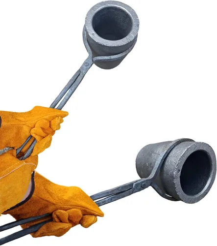 Miniatura 3 de Juego de pinzas de crisol grandes para levantar y verter, herramientas de fundición de metal para crisoles de 26.5 lbs/33.1 lbs/35.3 lbs - 24
