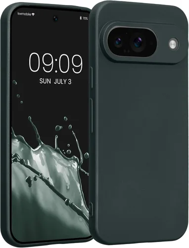 Miniatura 223 de kwmobile Funda compatible con Google Pixel 9 Pro - Funda protectora delgada de TPU para teléfono - Acabado mate suave - Negro mate