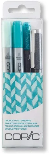 Miniatura 11 de Marcadores de alcohol Copic Ciao, Kit de Garabatos Personas, 5 marcadores + 2 Multiliners Dual-Tip Art Marker Set for Adults & Teens, Blendable