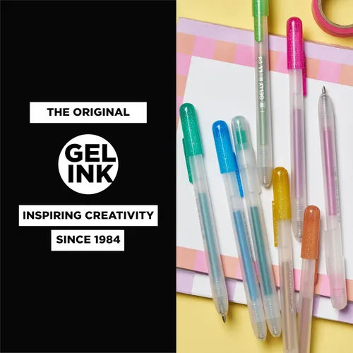 Miniatura 6 de SAKURA Gelly Roll - Bolígrafos retráctiles, juego de bolígrafos pastel para escritura decorativa, punta de 0.031 in, sin sangrado, pasteles de luz