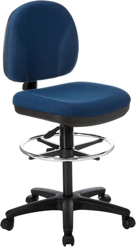 Lorell 80010 Taburete ajustable para tareas múltiples, 24 pulgadas x 24 pulgadas x 40-1/2 pulgadas x 50-1/2 pulgadas, azul