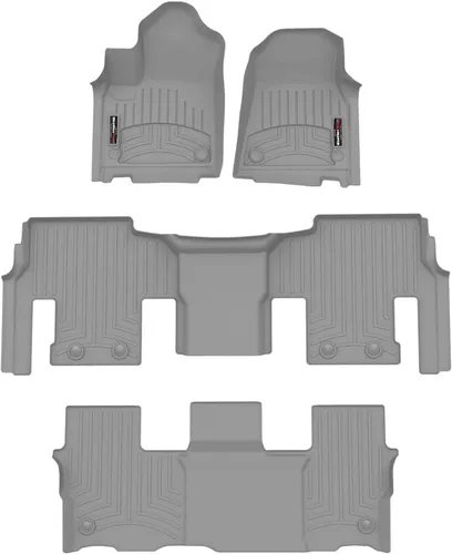 Miniatura 10 de WeatherTech Revestimientos de Piso de Ajuste Personalizado para Jeep Grand Wagoneer L, Wagoneer L, Grand Wagoneer - Juego Completo (441704-1-5-6)