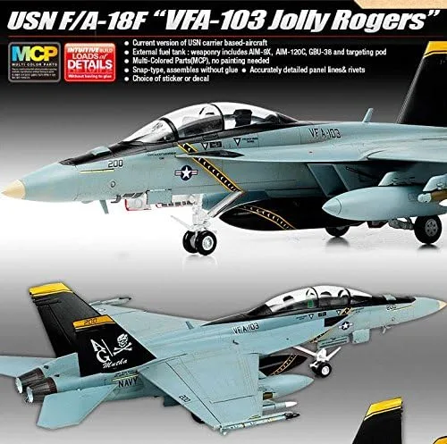 Miniatura 2 de 1/72 USN F/A-18F"VFA-103 Jolly Rogers" / Kit de modelo de la Academia / #12535