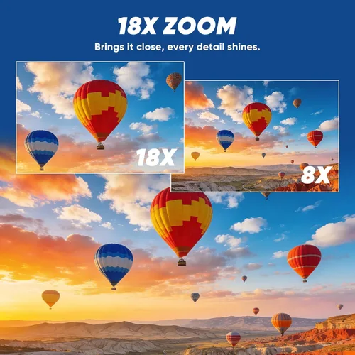 Miniatura 6 de ORDRO Cámaras digitales 5K para fotografía: cámaras de video de enfoque automático de 80 MP para YouTube, cámara de viaje con zoom de 18X