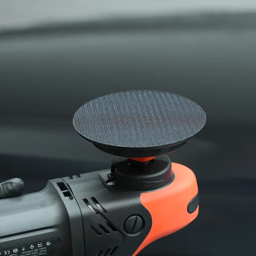 Miniatura 2 de SPTA 2 placas de respaldo flexible rotativas RO, almohadilla de respaldo suave de poliuretano de cara de aro y bucle utilizada en pulidora rotativa