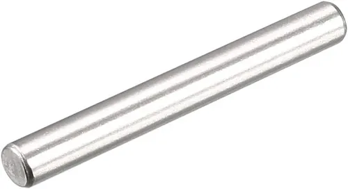 uxcell 20 clavijas de acero inoxidable 304 de 0.118 in x 0.984 in para litera de madera, pasadores de estante, estantes de soporte, color plateado