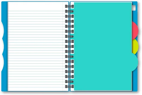 Miniatura 3 de Cuaderno iScholar iQ con doble anillado, con Poly Cover, Variados