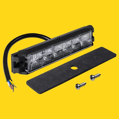 Miniatura 8 de LAMPHUS NanoFlare - Luz de advertencia estroboscópica de 5 pulgadas y 6 W, color blanco ámbar, luz de advertencia estroboscópica para parrilla