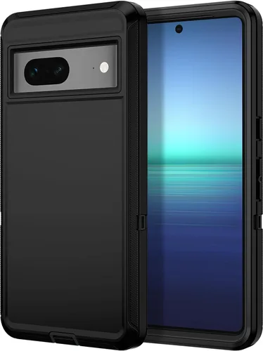 Miniatura 19 de I-HONVA Funda para Google Pixel 7 a Prueba de Golpes/Polvo/Caídas de 3 Capas con Protección Completa del Cuerpo [Sin Protector de Pantalla] Funda