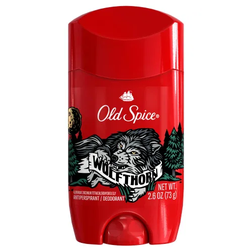 Miniatura 2 de Old Spice Wild Collection Wolfthorn Scent - Desodorante antitranspirante sólido invisible para hombre, 2.6 onzas (paquete de 4)