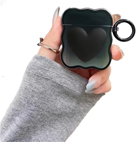 Miniatura 7 de Funda compatible con Airpods de dinosaurio, bonita funda con llavero para mujeres y niñas, funda protectora de dibujos animados Kawaii de silicona
