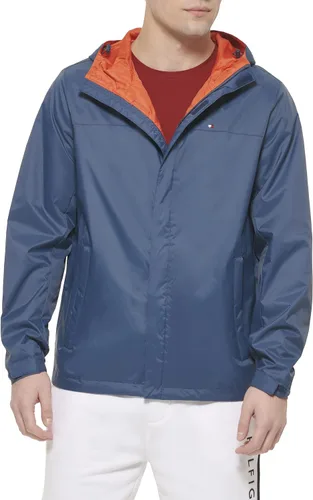 Miniatura 15 de Tommy Hilfiger Chaqueta impermeable con capucha, transpirable, ligera, para hombre