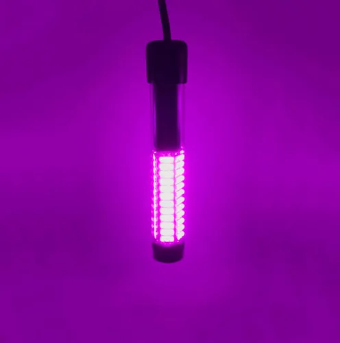 Miniatura 10 de SAMDO IP68 Lámpara LED submarina de 12V para pesca, luz de 1080 lúmenes que atrae peces, luz para pesca nocturna de 10.8W Blanco