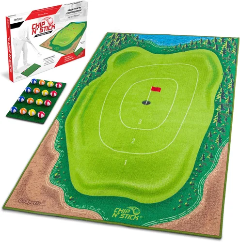 Miniatura 9 de The Original GoSports Chip N' Stick - Choose Classic, Darts or Islands - Giant Golf Games with Balls and Chipping Mat