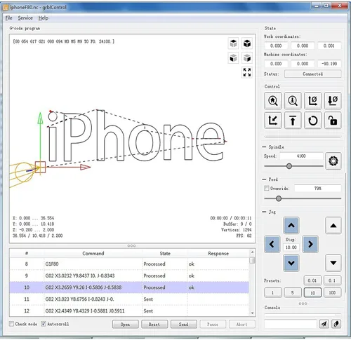 Miniatura 9 de CNCTOPBAOS Versión actualizada de la fresadora CNC 3018-PRO, kit de fresadora CNC de 3 ejes DIY con control remoto GRBL, controlador sin conexión a