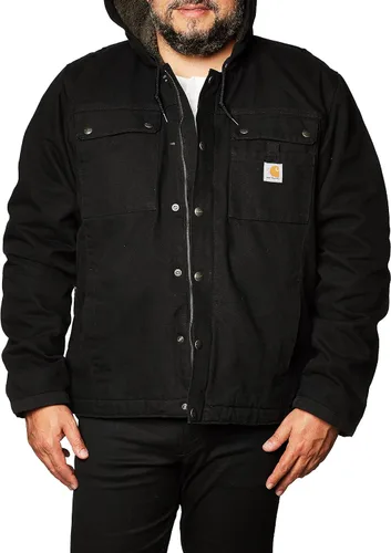 Miniatura 2 de Carhartt - Chaqueta con forro de sherpa prelavado y ajuste suelto para hombre