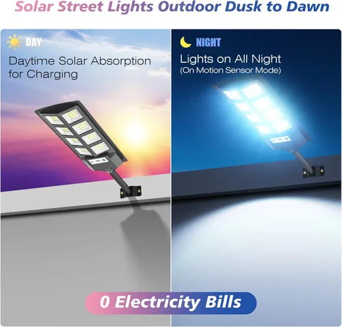 Miniatura 6 de WYWNA Luces Solares para Exteriores, Luces LED Solares para Exteriores Impermeables de 6000K, Luces de Inundación Solares para Exteriores con Sensor