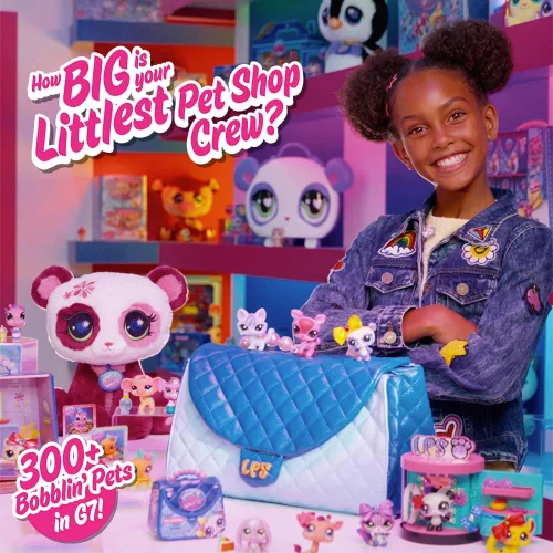 Miniatura 9 de Littlest Pet Shop - Colección para Recopilar y Mostrar - Serie 4 - Gen 7 - Figura de Muñeco de Cabeza Bobble Auténtica de LPS, Animal de Juguete