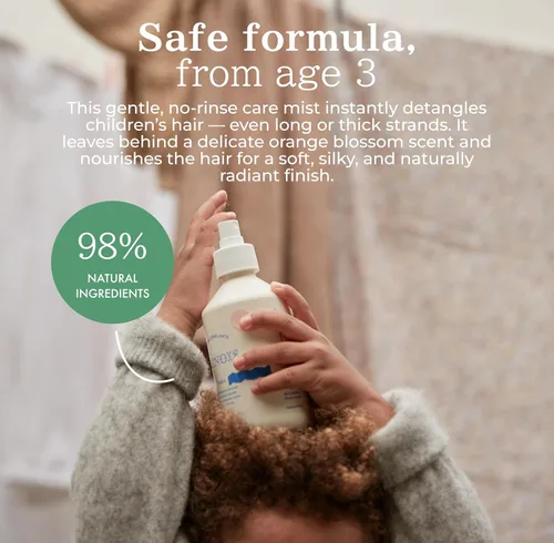 Miniatura 3 de MINOIS PARIS - Espray desenredante de 10.14 fl Spray para el cabello sin enjuague para niños y adultos 98% ingredientes naturales, fabricado