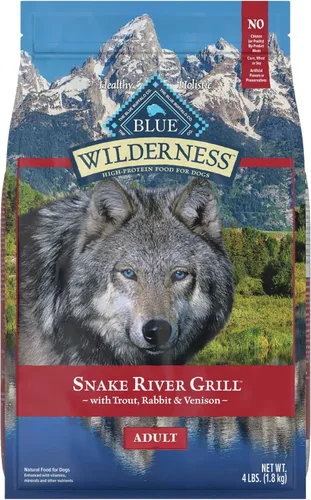 Miniatura 15 de Blue Buffalo Wilderness - Alimento seco natural con alto contenido proteínico para perros adultos, salmón, 24 libras