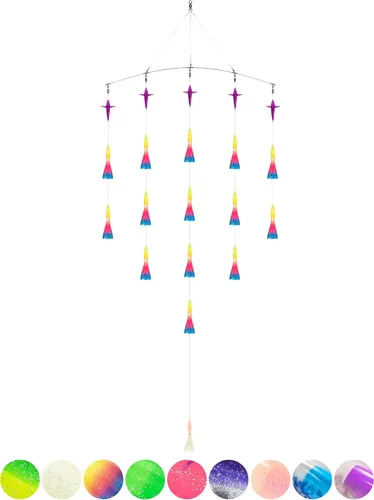 Miniatura 23 de BLUEWING Barra esparcidora de pesca de 18 pulgadas/36 pulgadas con calamares de bulbo de 6 pulgadas/9 pulgadas, pájaros de arrastre de 5.28 pulgadas