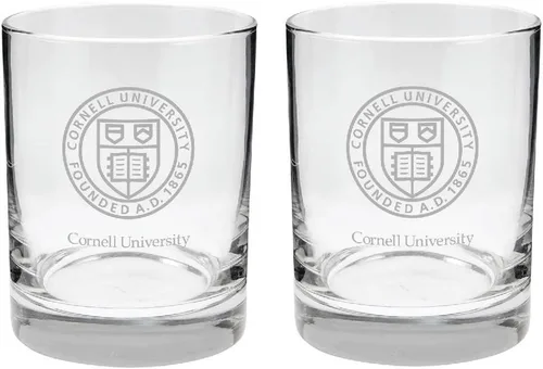 Miniatura 30 de Texas A&M Aggies - Juego de 2 vasos (2 caras), acabado satinado, roca (o whisky)