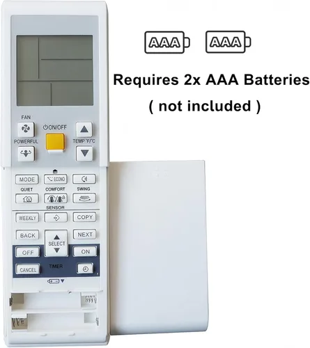 Miniatura 6 de Mando a distancia de repuesto para aire acondicionado Daikin FTXS15LVJU FTXS12LVJU FTXS09LVJU FTXL15QMVJU FTXL12QMVJU FTXL09QMVJU ARC452A3