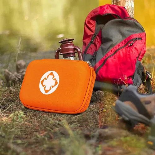 Miniatura 5 de Kit de primeros auxilios para automóvil de 276 piezas, tamaño de viaje, para viajes de negocios, kit compacto de primeros auxilios de emergencia