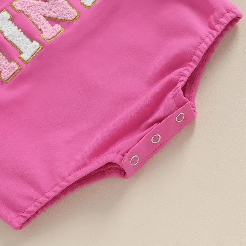 Miniatura 6 de Socutebabe Mameluco de burbujas para el día de San Valentín para bebé, niña y niño, diseño de corazón